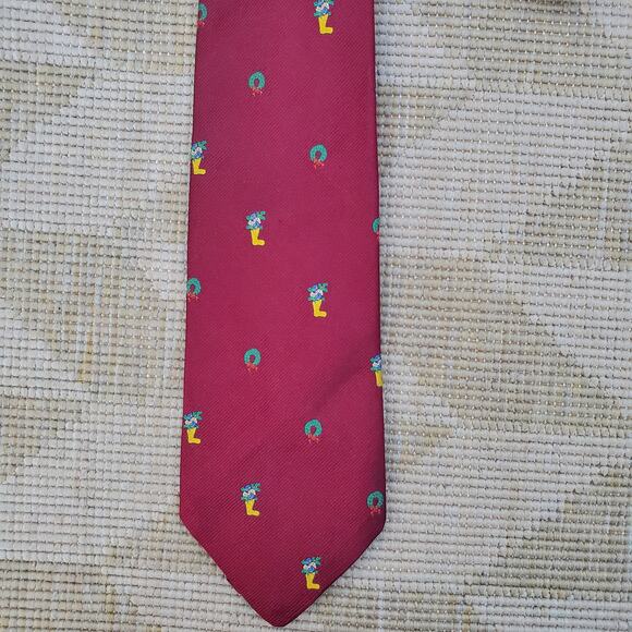 Brooks Brothers Makers 100% Silk Red Holiday Christmas Ties Bundle Made in USA - Picture 6 of 16